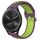 Per Garmin Vivomove Sport 20mm Cinturino in silicone sportivo traforato traspirante (viola + lime) Per Garmin Vivomove Sport 20mm Cinturino in silicone sportivo traforato traspirante (viola + lime)