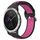 Per Garmin Vivoactive3 20mm cinturino in silicone sportivo traspirante traforato (nero + rosa rossa) Per Garmin Vivoactive3 20mm cinturino in silicone sportivo traspirante traforato (nero + rosa rossa)