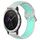Per Garmin Vivoactive3 20mm Cinturino in silicone sportivo traspirante traforato (grigio + anatra d'acqua) Per Garmin Vivoactive3 20mm Cinturino in silicone sportivo traspirante traforato (grigio + anatra d'acqua)