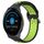 Per Garmin Vivoactive 3 Music 20mm Cinturino in silicone sportivo traforato e traspirante (lime nero) Per Garmin Vivoactive 3 Music 20mm Cinturino in silicone sportivo traforato e traspirante (lime nero)