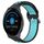 Per Garmin Vivoactive3 Music 20mm Cinturino sportivo in silicone traspirante traforato (nero + blu) Per Garmin Vivoactive3 Music 20mm Cinturino sportivo in silicone traspirante traforato (nero + blu)