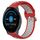 Per Garmin Vivoactive3 Music 20mm Cinturino in silicone sportivo traforato traspirante (rosso + grigio) Per Garmin Vivoactive3 Music 20mm Cinturino in silicone sportivo traforato traspirante (rosso + grigio)