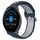 Per Garmin Vivoactive3 Music 20mm Cinturino in silicone sportivo traforato e traspirante (blu notte + grigio) Per Garmin Vivoactive3 Music 20mm Cinturino in silicone sportivo traforato e traspirante (blu notte + grigio)