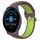 Per Garmin Vivoactive3 Music 20mm Cinturino in silicone sportivo traforato e traspirante (viola + lime) Per Garmin Vivoactive3 Music 20mm Cinturino in silicone sportivo traforato e traspirante (viola + lime)
