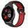 Per Garmin Venu 2 Plus 20mm Cinturino sportivo in silicone traspirante traforato (nero + rosso) Per Garmin Venu 2 Plus 20mm Cinturino sportivo in silicone traspirante traforato (nero + rosso)