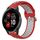 Per Garmin Venu 2 Plus 20mm Cinturino sportivo in silicone traspirante traforato (rosso + grigio) Per Garmin Venu 2 Plus 20mm Cinturino sportivo in silicone traspirante traforato (rosso + grigio)