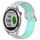 Per Garmin Approach S40 Cinturino sportivo in silicone traspirante traforato da 20 mm (grigio + anatra d'acqua) Per Garmin Approach S40 Cinturino sportivo in silicone traspirante traforato da 20 mm (grigio + anatra d'acqua)