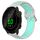 Per Garmin Forerunner 158 20mm Cinturino sportivo in silicone traspirante traforato (grigio + anatra d'acqua) Per Garmin Forerunner 158 20mm Cinturino sportivo in silicone traspirante traforato (grigio + anatra d'acqua)
