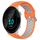 Per Garmin Forerunner 55 20mm Cinturino sportivo in silicone traspirante traforato (arancione + grigio) Per Garmin Forerunner 55 20mm Cinturino sportivo in silicone traspirante traforato (arancione + grigio)