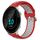 Per Garmin Forerunner 55 20mm Cinturino sportivo in silicone traspirante traforato (rosso + grigio) Per Garmin Forerunner 55 20mm Cinturino sportivo in silicone traspirante traforato (rosso + grigio)
