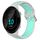 Per Garmin Forerunner 55 20mm Cinturino sportivo in silicone traspirante traforato (grigio + anatra d'acqua) Per Garmin Forerunner 55 20mm Cinturino sportivo in silicone traspirante traforato (grigio + anatra d'acqua)