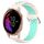Per Garmin Venu 20mm cinturino in silicone sportivo traspirante perforato (rosa + anatra d'acqua) Per Garmin Venu 20mm cinturino in silicone sportivo traspirante perforato (rosa + anatra d'acqua)