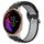 Per Garmin Venu 20mm cinturino in silicone sportivo traspirante perforato (nero + grigio) Per Garmin Venu 20mm cinturino in silicone sportivo traspirante perforato (nero + grigio)