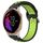 Per Garmin Venu 20mm cinturino in silicone sportivo traspirante traforato (nero + lime) Per Garmin Venu 20mm cinturino in silicone sportivo traspirante traforato (nero + lime)
