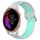 Per Garmin Venu 20mm cinturino in silicone sportivo traspirante traforato (grigio + anatra d'acqua)