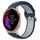 Per Garmin Venu 20mm cinturino in silicone sportivo traspirante perforato (blu notte + grigio) Per Garmin Venu 20mm cinturino in silicone sportivo traspirante perforato (blu notte + grigio)
