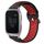 Per Garmin Venu SQ 20mm Cinturino sportivo in silicone traspirante traforato (nero + rosso) Per Garmin Venu SQ 20mm Cinturino sportivo in silicone traspirante traforato (nero + rosso)