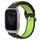 Per Garmin Venu SQ 20mm Cinturino in silicone sportivo traspirante traforato (nero + lime) Per Garmin Venu SQ 20mm Cinturino in silicone sportivo traspirante traforato (nero + lime)