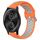 Per Garmin VivoMove Style 20mm Cinturino in silicone sportivo traforato traspirante (arancione + grigio) Per Garmin VivoMove Style 20mm Cinturino in silicone sportivo traforato traspirante (arancione + grigio)