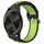 Per Garmin VivoMove Style 20mm Cinturino in silicone sportivo traforato e traspirante (nero + lime) Per Garmin VivoMove Style 20mm Cinturino in silicone sportivo traforato e traspirante (nero + lime)