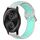 Per Garmin VivoMove Style 20mm Cinturino in silicone sportivo traforato traspirante (grigio + anatra d'acqua) Per Garmin VivoMove Style 20mm Cinturino in silicone sportivo traforato traspirante (grigio + anatra d'acqua)