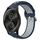 Per Garmin VivoMove Style 20mm Cinturino in silicone sportivo traforato e traspirante (blu notte + grigio)