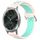 Per Garmin VivoMove Luxe 20mm Cinturino sportivo in silicone traspirante traforato (rosa + anatra d'acqua)