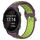 Per Garmin Forerunner 245 20mm Cinturino sportivo in silicone traspirante traforato (viola + lime) Per Garmin Forerunner 245 20mm Cinturino sportivo in silicone traspirante traforato (viola + lime)