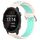 Per Garmin Forerunner 245 Music Cinturino sportivo in silicone traspirante perforato da 20 mm (rosa + anatra d'acqua) Per Garmin Forerunner 245 Music Cinturino sportivo in silicone traspirante perforato da 20 mm (rosa + anatra d'acqua)