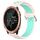 Per Garmin Forerunner 645 Music 20mm Cinturino in silicone sportivo traforato traspirante (rosa + anatra d'acqua) Per Garmin Forerunner 645 Music 20mm Cinturino in silicone sportivo traforato traspirante (rosa + anatra d'acqua)