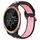 Per Garmin Forerunner 645 Music Cinturino sportivo in silicone traspirante perforato da 20 mm (nero + rosa) Per Garmin Forerunner 645 Music Cinturino sportivo in silicone traspirante perforato da 20 mm (nero + rosa)