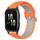 Per Garmin Forerunner Sq2 20mm Cinturino sportivo in silicone traspirante traforato (arancione + grigio) Per Garmin Forerunner Sq2 20mm Cinturino sportivo in silicone traspirante traforato (arancione + grigio)