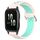 Per Garmin Forerunner Sq2 20mm Cinturino sportivo in silicone traspirante traforato (rosa + anatra d'acqua) Per Garmin Forerunner Sq2 20mm Cinturino sportivo in silicone traspirante traforato (rosa + anatra d'acqua)