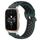 Per Garmin Forerunner Sq2 Music 20mm Cinturino in silicone sportivo traforato e traspirante (verde oliva + nero) Per Garmin Forerunner Sq2 Music 20mm Cinturino in silicone sportivo traforato e traspirante (verde oliva + nero)