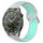 Per Huawei Watch GT3 SE 22mm Cinturino in silicone sportivo traforato traspirante (grigio + anatra d'acqua) Per Huawei Watch GT3 SE 22mm Cinturino in silicone sportivo traforato traspirante (grigio + anatra d'acqua)