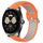 Per Huawei Watch Buds 22mm Cinturino in silicone sportivo traforato traspirante (arancione + grigio) Per Huawei Watch Buds 22mm Cinturino in silicone sportivo traforato traspirante (arancione + grigio)