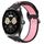 Per Huawei Watch Buds 22mm Cinturino sportivo in silicone traspirante traforato (nero + rosa) Per Huawei Watch Buds 22mm Cinturino sportivo in silicone traspirante traforato (nero + rosa)
