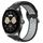 Per Huawei Watch Buds 22mm Cinturino in silicone sportivo traforato traspirante (nero + grigio) Per Huawei Watch Buds 22mm Cinturino in silicone sportivo traforato traspirante (nero + grigio)
