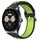 Per Huawei Watch Buds 22mm Cinturino in silicone sportivo traforato traspirante (nero + lime) Per Huawei Watch Buds 22mm Cinturino in silicone sportivo traforato traspirante (nero + lime)
