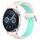 Per Huawei Watch GT3 46mm 22mm Cinturino in silicone sportivo traspirante traforato (rosa + anatra d'acqua) Per Huawei Watch GT3 46mm 22mm Cinturino in silicone sportivo traspirante traforato (rosa + anatra d'acqua)