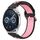 Per Huawei Watch GT3 46mm 22mm Cinturino in silicone sportivo traspirante traforato (nero + rosa) Per Huawei Watch GT3 46mm 22mm Cinturino in silicone sportivo traspirante traforato (nero + rosa)