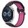 Per Huawei Watch GT3 46mm 22mm Cinturino in silicone sportivo traforato traspirante (nero + rosa rossa) Per Huawei Watch GT3 46mm 22mm Cinturino in silicone sportivo traforato traspirante (nero + rosa rossa)