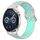 Per Huawei Watch GT3 46mm 22mm Cinturino in silicone sportivo traspirante traforato (grigio + anatra d'acqua) Per Huawei Watch GT3 46mm 22mm Cinturino in silicone sportivo traspirante traforato (grigio + anatra d'acqua)