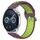 Per Huawei Watch GT3 46mm 22mm Cinturino in silicone sportivo traforato traspirante (viola + lime) Per Huawei Watch GT3 46mm 22mm Cinturino in silicone sportivo traforato traspirante (viola + lime)