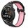 Per Huawei Watch GT Runner 22mm Cinturino in silicone sportivo traspirante traforato (nero + rosa) Per Huawei Watch GT Runner 22mm Cinturino in silicone sportivo traspirante traforato (nero + rosa)