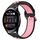 Per Huawei Watch 3 22mm Cinturino sportivo in silicone traspirante traforato (nero + rosa) Per Huawei Watch 3 22mm Cinturino sportivo in silicone traspirante traforato (nero + rosa)