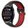 Per Huawei Watch 3 Cinturino in silicone sportivo traforato da 22 mm traforato (nero + rosso) Per Huawei Watch 3 Cinturino in silicone sportivo traforato da 22 mm traforato (nero + rosso)
