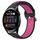 Per Huawei Watch 3 22mm Cinturino sportivo in silicone traspirante traforato (nero + rosa rossa) Per Huawei Watch 3 22mm Cinturino sportivo in silicone traspirante traforato (nero + rosa rossa)