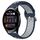 Per Huawei Watch 3 Cinturino sportivo in silicone traspirante traforato da 22 mm (blu notte + grigio) Per Huawei Watch 3 Cinturino sportivo in silicone traspirante traforato da 22 mm (blu notte + grigio)