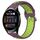 Per Huawei Watch 3 Cinturino in silicone sportivo traforato da 22 mm traforato (viola + lime) Per Huawei Watch 3 Cinturino in silicone sportivo traforato da 22 mm traforato (viola + lime)